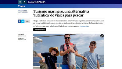 www.pechetourisme-espagne.fr Nouvelles, vidéos et reportages de La Vanguardia sur Pêchetourisme Espagne (Pescaturismo)